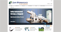 Desktop Screenshot of jainhydraulics.com